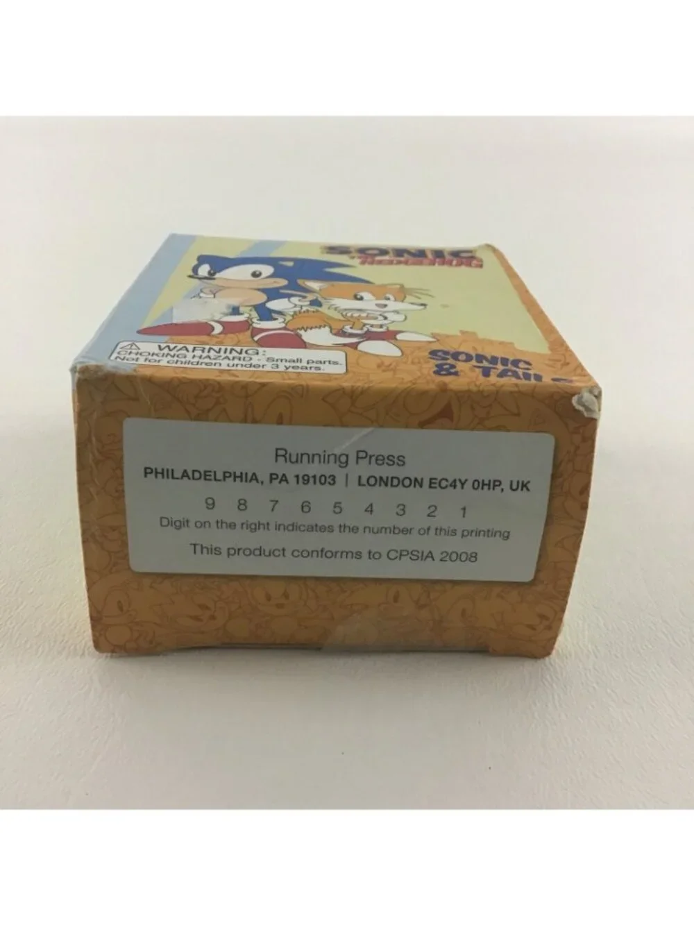 Sonic The Hedgehog Collectible Figures Tails Running Press Mini Book New 2008